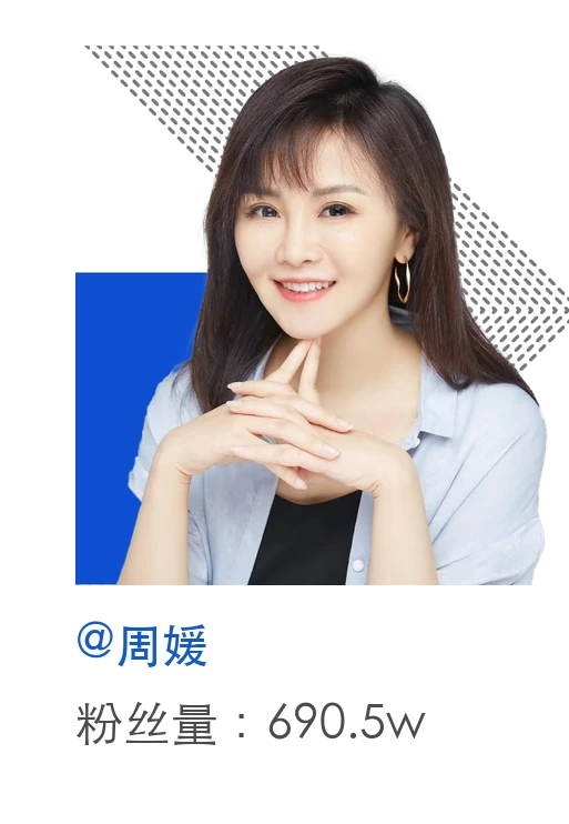 周媛,粉丝量690.5万