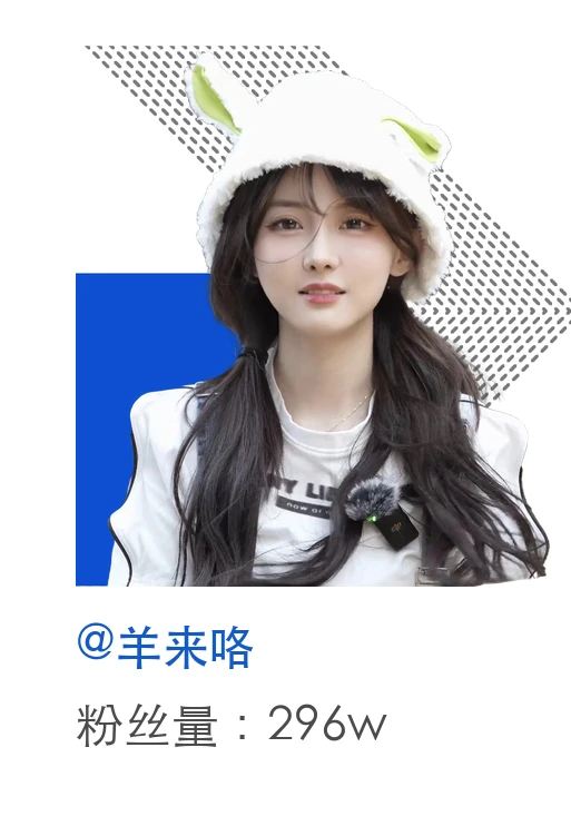 羊来咯,粉丝量296万